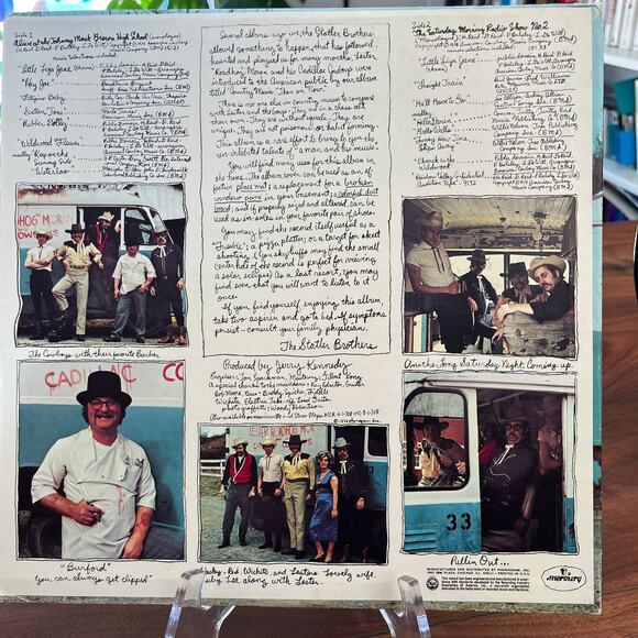 Statler Brothers Alive At The Johnny Mack Brown High School LP 1974 Mercury 1708 - Picture 10 of 10